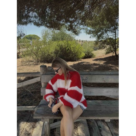 Red Oversized Sweater